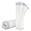Draw-Tuff Institutional Draw-Tape Can Liners, Drawstring, 55 Gal, 1.9 Mil, 42.5" x 35.5", Natural, 10 Bags/Roll, 5 Rolls/Ct