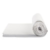 Draw-Tuff Institutional Draw-Tape Can Liners, Drawstring, 55 Gal, 1.9 Mil, 42.5" x 35.5", Natural, 10 Bags/Roll, 5 Rolls/Ct