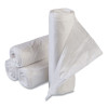 Draw-Tuff Institutional Draw-Tape Can Liners, Drawstring, 23 Gal, 1 Mil, 38" x 28.5", Natural, 25 Bags/Roll, 6 Rolls/Carton