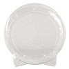 Designerware Plates, Plastic, 6" Dia, Clear, 10/Pack, 18 Packs/Carton