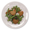 Designerware Plates, Plastic, 6" Dia, Clear, 10/Pack, 18 Packs/Carton