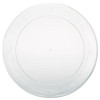 Designerware Plastic Plates, 9" Dia, Clear, 10/Pack, 18 Packs/Carton