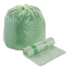 Ecosafe-6400 Bags, 30 Gal, 1.1 Mil, 30" X 39", Green, 48/Box