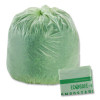 Ecosafe-6400 Bags, 64 Gal, 0.85 Mil, 48" X 60", Green, 30/Box