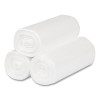 High-Density Commercial Can Liners, 4 Gal, 6 Mic, 17" x 18", Clear, Perforated Roll, 50 Bags/Roll, 40 Rolls/Carton