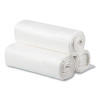 High-Density Commercial Can Liners, 10 Gal, 6 Mic, 24" x 24", Natural, Perforated Roll, 50 Bags/Roll, 20 Rolls/Carton