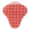 Ekcoscreen Urinal Screens, Melon Scent, Red, 12/Carton