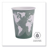 World Art Renewable And Compostable Hot Cups, 12 Oz, Paper, Sage, 50/Pack, 20 Packs/Carton