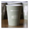 World Art Renewable And Compostable Hot Cups, 12 Oz, Paper, Sage, 50/Pack