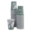 World Art Renewable And Compostable Hot Cups, 12 Oz, Paper, Sage, 50/Pack