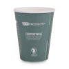 World Art Renewable And Compostable Insulated Hot Cups, 12 Oz, Paper, Brown/White, 40/Pack, 15 Packs/Carton