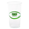 Greenstripe Renewable And Compostable Pla Cold Cups, 24 Oz, Plastic, Clear, 50/Pack, 20 Packs/Carton