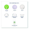 Greenstripe Renewable And Compostable Pla Cold Cups, 24 Oz, Plastic, Clear, 50/Pack, 20 Packs/Carton