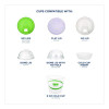 Greenstripe Renewable And Compostable Cold Cups, 9 Oz, Plastic, Clear, 50/Pack, 20 Packs/Carton