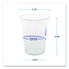 Bluestripe 25% Recycled Content Cold Cups, 16 Oz, Plastic, Clear/Blue, 50/Pack, 20 Packs/Carton
