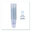 Bluestripe 25% Recycled Content Cold Cups, 20 Oz, Plastic, Clear/Blue, 1,000/Carton