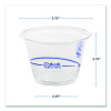 Bluestripe 25% Recycled Content Cold Cups, 9 Oz, Plastic, Clear/Blue, 50/Pack, 20 Packs/Carton