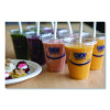 Bluestripe 25% Recycled Content Cold Cups, 9 Oz, Plastic, Clear/Blue, 50/Pack, 20 Packs/Carton