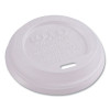 Ecolid Renewable/Compostable Hot Cup Lids, Fits 8 Oz Hot Cups, Plastic, White, 50/Packs, 16 Packs/Carton