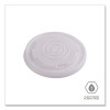 World Art Pla-Laminated Soup Container Lids, Fits 8 Oz, Translucent, Plastic, 50/Pack, 20 Packs/Carton