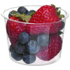 Renewable And Compostable Portion Cups, 4 Oz, Plastic, Clear, 100/Pack, 20 Packs/Carton