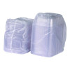 Renewable And Compostable Rectangular Deli Containers, 48 Oz, 8 x 6 x 2, Clear, Plastic, 50/Pack, 4 Packs/Carton