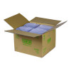 Renewable And Compostable Rectangular Deli Containers, 48 Oz, 8 x 6 x 2, Clear, Plastic, 50/Pack, 4 Packs/Carton
