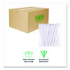 Plantware Compostable Cutlery, Knife, Plastic, Pearl White, 50/Pack, 20 Packs/Carton
