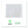 Plantware Compostable Cutlery, Fork, Plastic, Pearl White, 50/Pack, 20 Packs/Carton