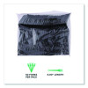 100% Recycled Content Cutlery, Fork, Plastic, Black, 50/Pack, 20 Packs/Carton