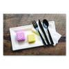 100% Recycled Content Cutlery, Spoon, Plastic, Black, 50/Pack, 20 Pack/Carton