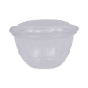 Renewable And Compostable Containers, 18 Oz, 5.5" Diameter x 2.3" h, Clear, Plastic, 150/Carton