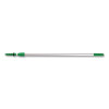 Opti-Loc Extension Pole, 13 Ft, Two Sections, Green/Silver