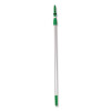 Opti-Loc Extension Pole, 13 Ft, Two Sections, Green/Silver