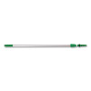 Opti-Loc Extension Pole, 13 Ft, Two Sections, Green/Silver
