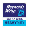 Heavy Duty Aluminum Foil Roll, 18" x 75 Ft