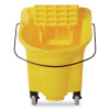 Wavebrake 2.0 Bucket/Wringer Combos, Side-Press, 26 Qt, Plastic, Yellow