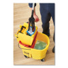 Wavebrake 2.0 Bucket/Wringer Combos, Side-Press, 35 Qt, Plastic, Yellow