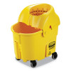 Wavebrake Institution Bucket And Wringer Combos, Down-Press, 35 Qt, Yellow