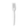 Plastic Cutlery, Heavyweight Fork, White, 1,000/Carton