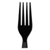 Plastic Cutlery, Heavyweight Fork, Black, 1,000/Carton
