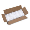 Four-Piece Cutlery Kit, Heavyweight, Fork/Knife/Napkin/Spoon, Plastic, White, 250/Carton