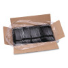 Heavyweight Polystyrene Cutlery, Fork, Plastic, Black, 1,000/Carton