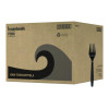Heavyweight Polypropylene Cutlery, Fork, Plastic, Black, 1,000/Carton