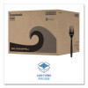 Heavyweight Polypropylene Cutlery, Fork, Plastic, Black, 1,000/Carton