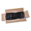 Heavyweight Polypropylene Cutlery, Fork, Plastic, Black, 1,000/Carton
