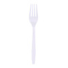 Heavyweight Polypropylene Cutlery, Fork, Plastic, White, 1,000/Carton