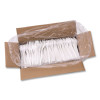 Heavyweight Polypropylene Cutlery, Fork, Plastic, White, 1,000/Carton