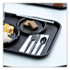 Heavyweight Wrapped Polystyrene Cutlery, Fork, Plastic, Black, 1,000/Carton