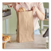 Grocery Paper Bags, 12# Size, 50# Basis Weight, 7" x 4.38" x 13.75", Kraft, 500/Bundle